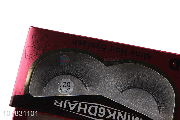 Low price 6D false eyelashes ladies makeup false eyelashes