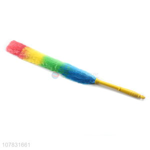 Hot sale rainbow color household cleaning tools duster