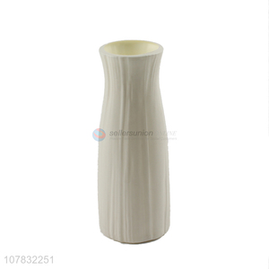 Most popular unbreakable nordic style imitation ceramic plastic vase