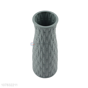 Popular product delicate imitation ceramic plastic vase for home decoration