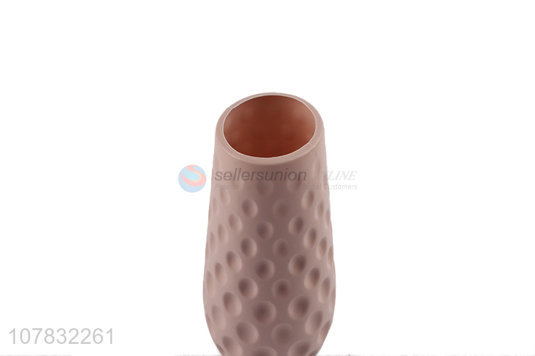 Latest product artistic imitated ceramic flower vase living room decoration