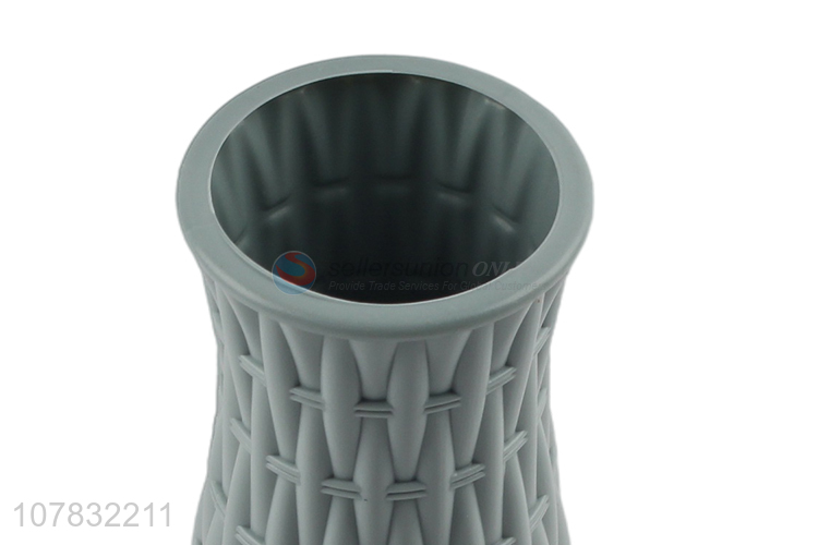 Popular product delicate imitation ceramic plastic vase for home decoration