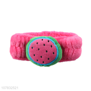 Good quality watermelon soft makeup hair band for sale
