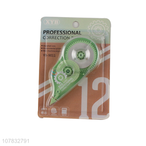 New arrival green plastic correction tape student modification tool