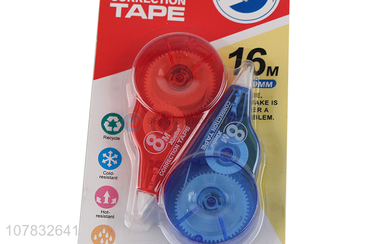 Low price plastic correction tape student writing correction tape set