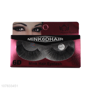 Factory supply 6D glitter eyelashes fashion silk lashes fur lashes