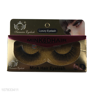 China factory 6D silk eyelashes synthetical lashes mink eyelashes