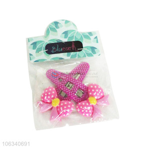 New product girls plastic decorative hair clips