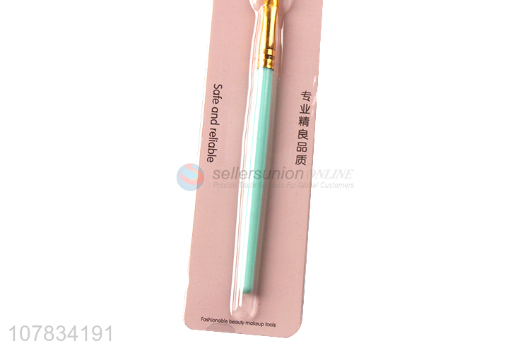 Good Quality Plastic Handle Silicone Eyeshadow Brush