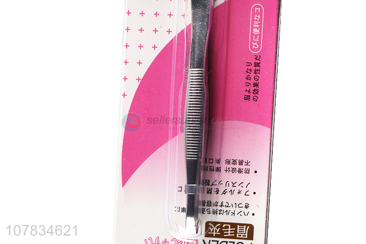 Factory Supply Stainless Steel Eyebrow Tweezers Eyebrow Clip