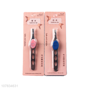 New Style Stainless Steel Eyebrow Clip Eyebrow Tweezers