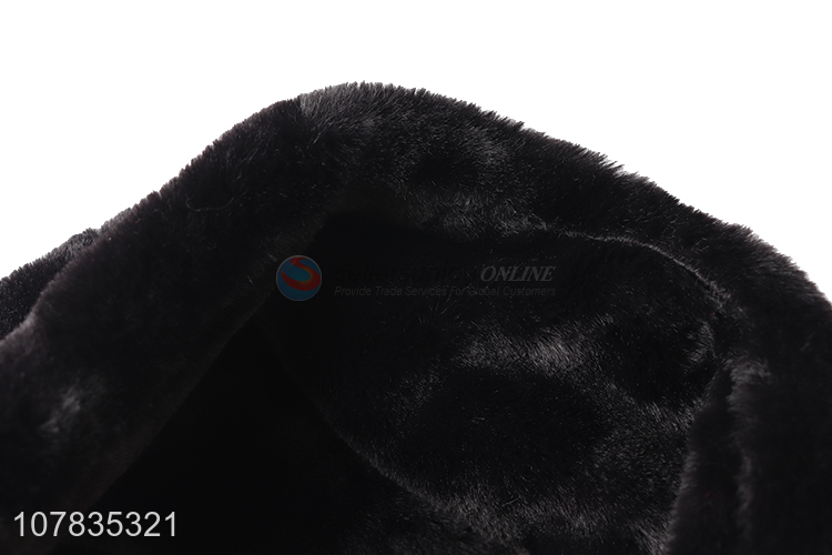 Online wholesale women winter neck warmer luxury faux fur neck muffler