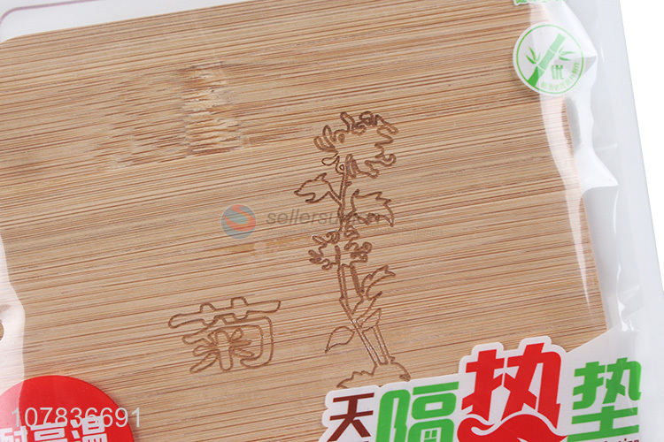 Yiwu wholesale wooden heat insulation pad home dining mat