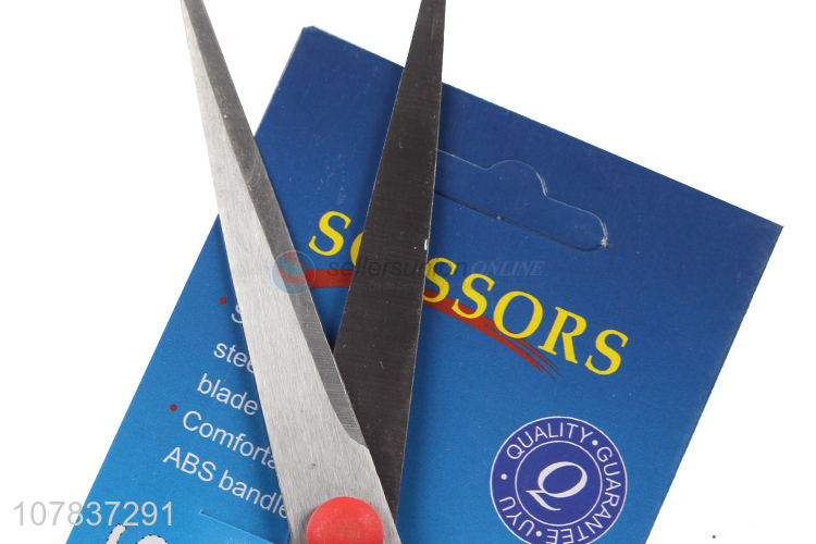 Yiwu market stainless steel office scissors paper cutting scissors wholesale