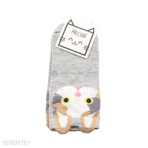 Good Price Cute Cat Ankle Socks Comfortable Ladies Socks
