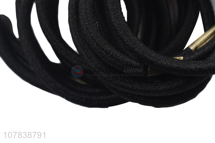 Good Sale Black Hair Ring Elastic Hair Band Hair Tie