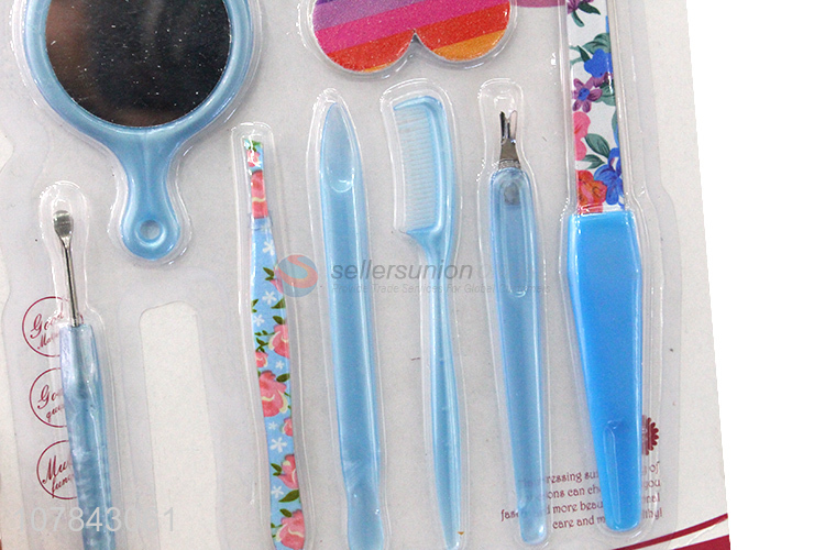 Promotional items beauty kit nail file eyebrow brush earpick