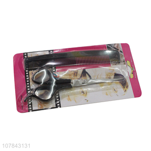 China supplier barber hairdressing tool hair scissor with comb
