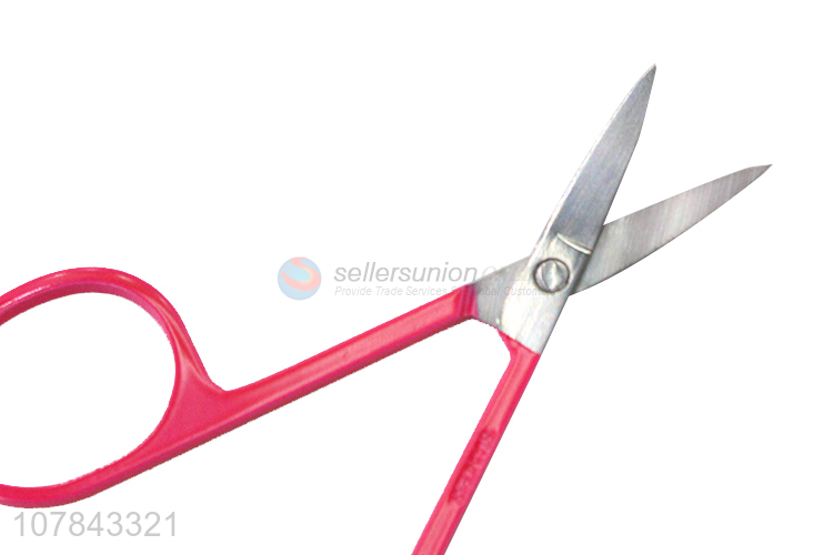 Online wholesale colorful stainless steel eyebrow scissors beard shear
