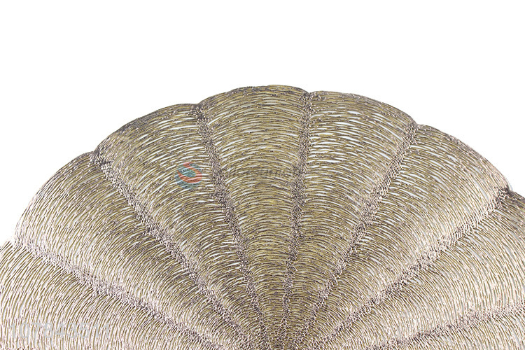 Factory direct sale green round placemat dining table insulate mat