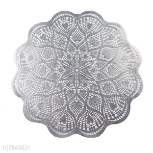 Good quality silver bowl mat home dining table insulate placemet