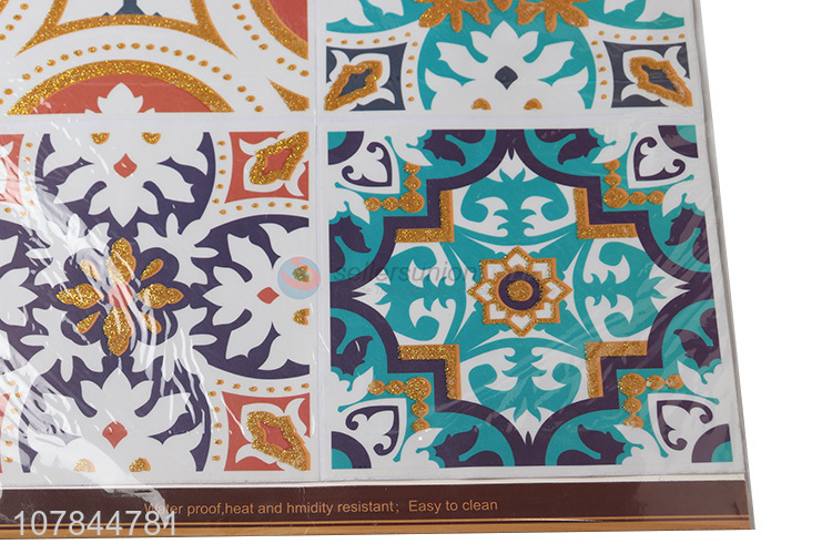 New product easy to clean tile printing wall stickers