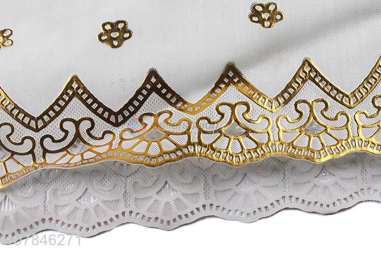 New design square printing retro insulate placemat bowl mat