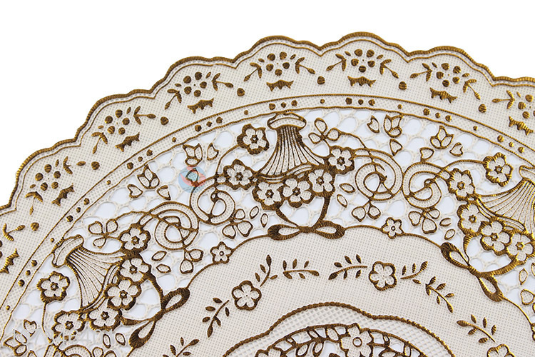 Yiwu wholesale white round home creative placemat bowl mat