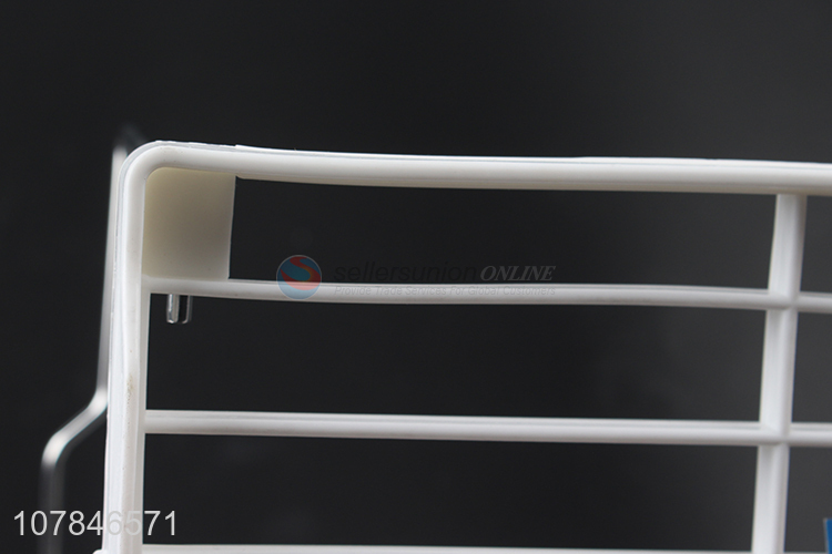 China Yiwu wholesale white drain rack kitchen storage rack