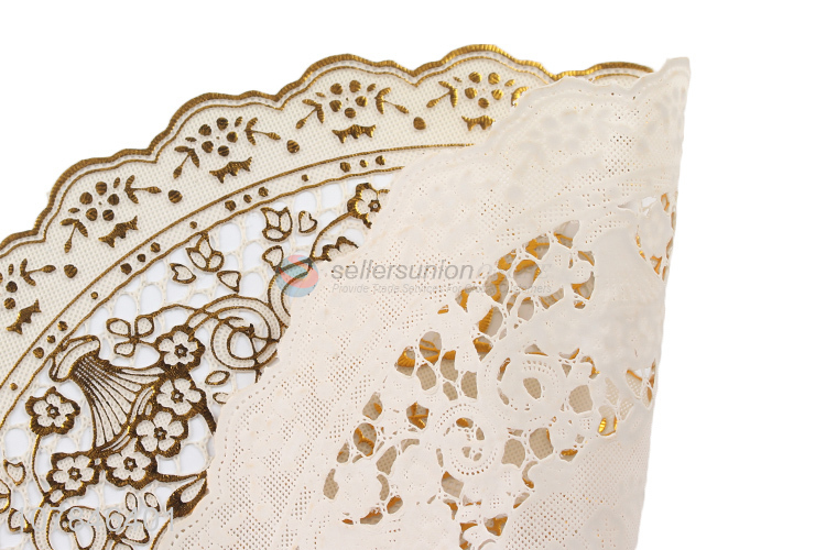 Yiwu wholesale white round home creative placemat bowl mat