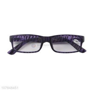 Hot sale lightweight zebra-stripe frame reading glasses presbyopic glasses