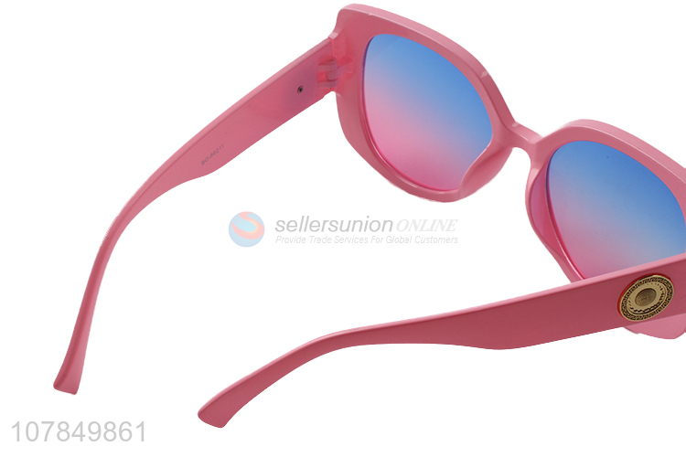 Custom Pink Sunglass Fashion Ladies Sun Glasses Eyewear