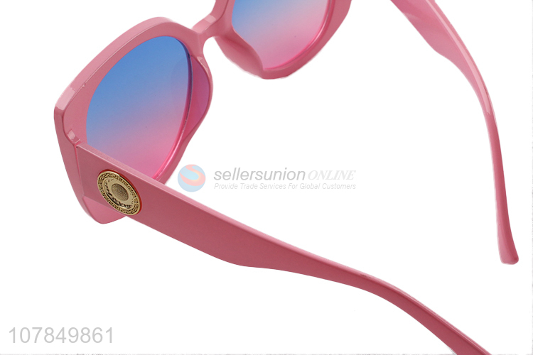 Custom Pink Sunglass Fashion Ladies Sun Glasses Eyewear