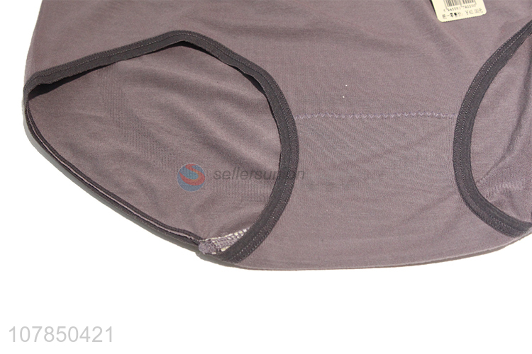 Wholesale purple ladies seamless triangle seamless panties