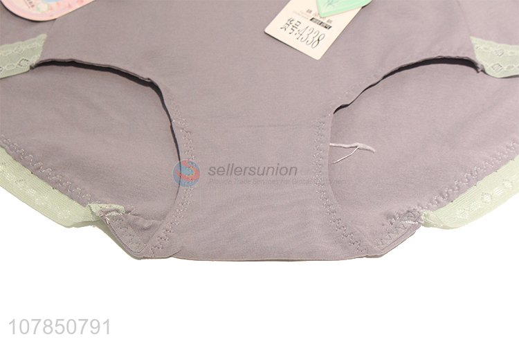Factory direct sale purple mid-waist seamless panties