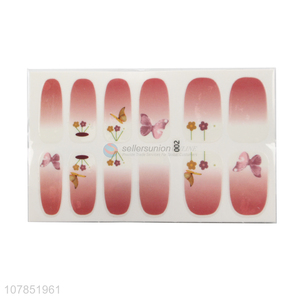 Good quality fashionable full cover nail sticker nail art wraps