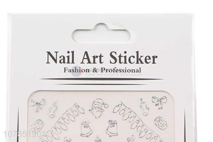 China suppliers lovely Christmas nail stickers nail art decals