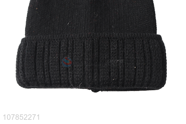 New arrival unisex winter hats acrylic knitting beanie cap