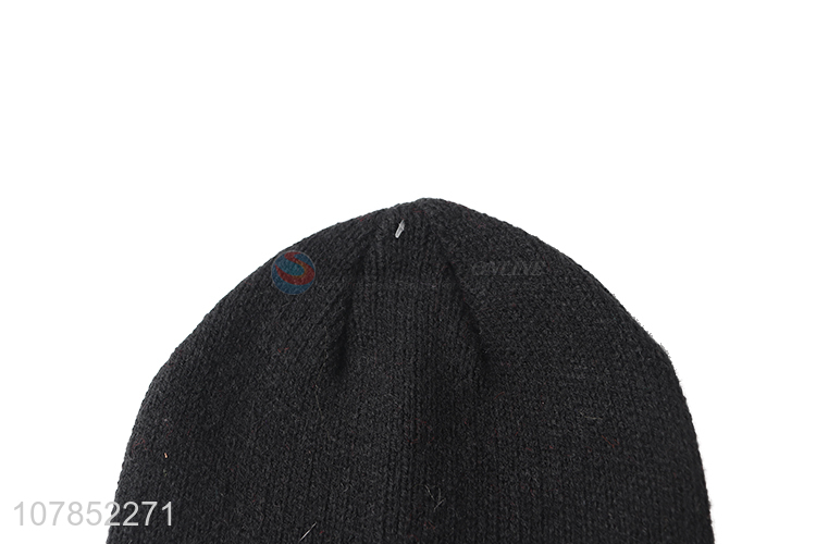 New arrival unisex winter hats acrylic knitting beanie cap