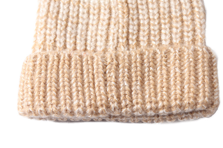 Online wholesale women winter knitting beanie ladies pompom hat