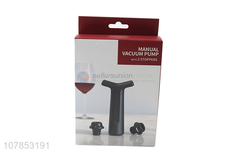 Wholesale black food grade silicone bottle opener with stopper set