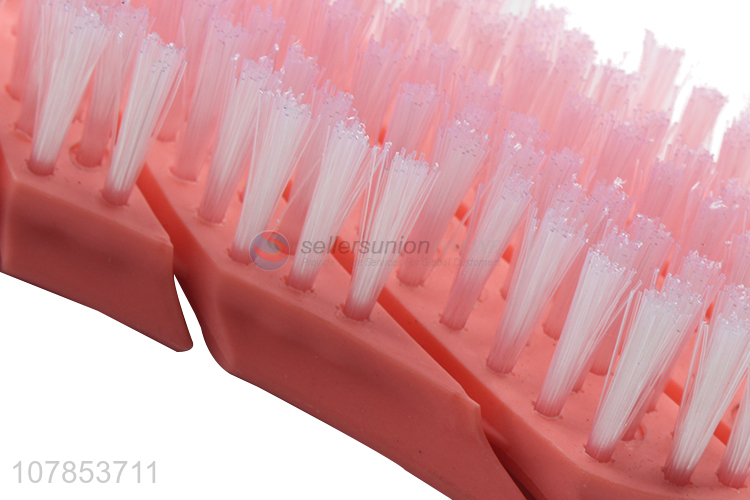 China factory wholesale pink hanging soft brush household laundry brush