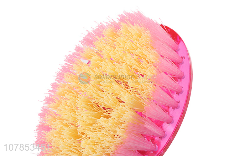 Wholesale pink plastic household cleaning brush shoe brush