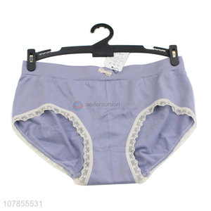 High quality purple fashion women breathable panties underwear