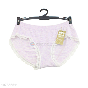 Good sale purple breathable summer stretch panties for women