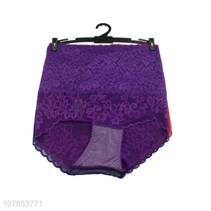 Top quality multicolor lady comfortable lace panties wholesale