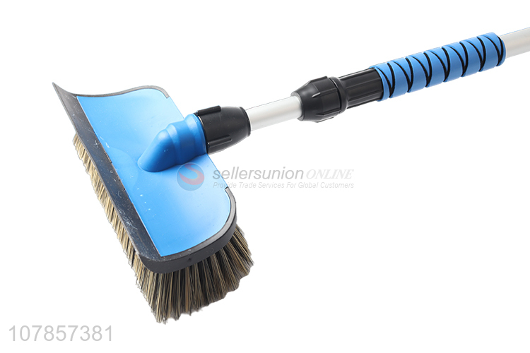 Online wholesale telescopic soft bristle aluminium alloy water fed pole brush