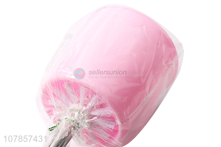High Quality Plastic Toilet Brush And Holder Set