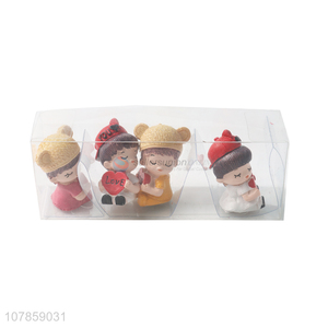 China products cute resin doll craft home tabletop car ornaments