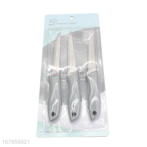 Factory wholesale stainless steel universal fruit knife three-piece set